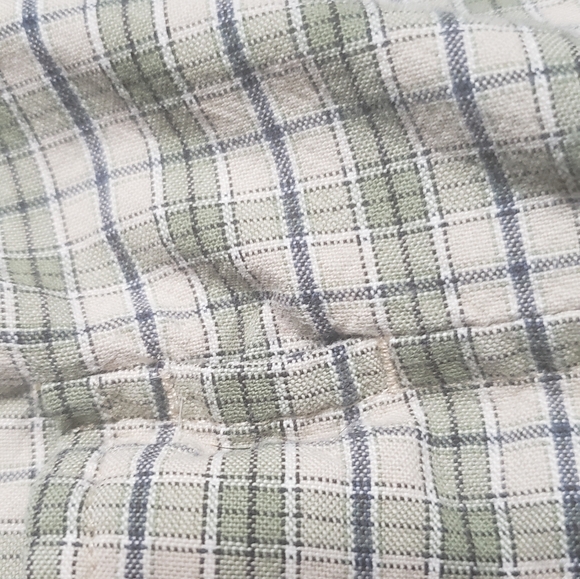 Wrangler Rugged Wear Long Sleeve Mens Plaid Button Up Large - Picture 5 of 9